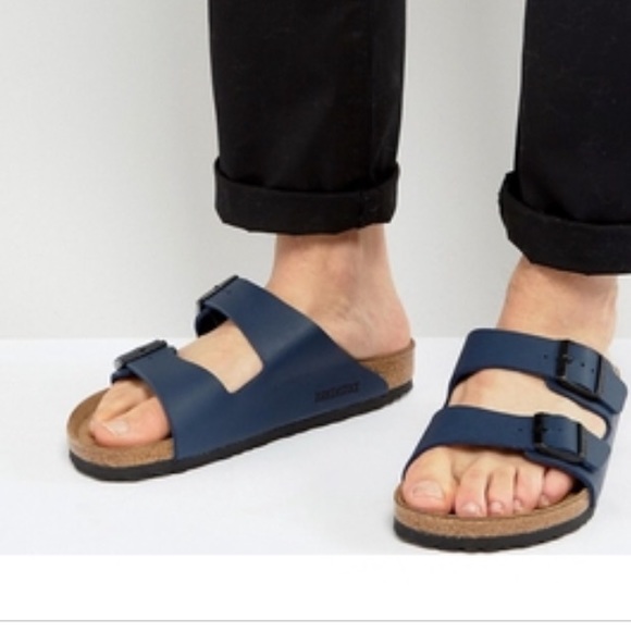 Birkenstock Shoes - Birkenstock Arizona blue sandals 39 8 regular
